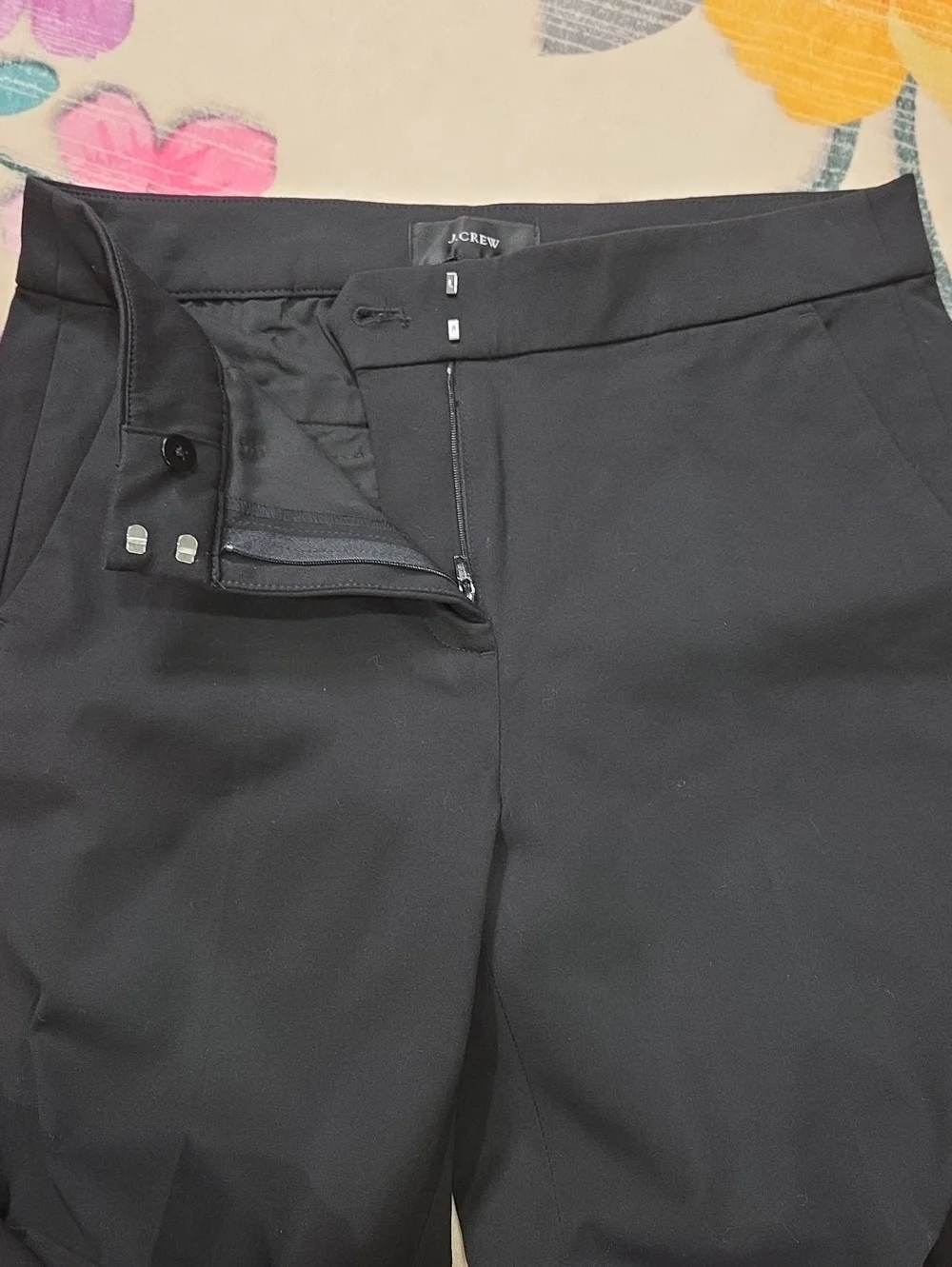 J Crew Black Dress Pants Size 8P